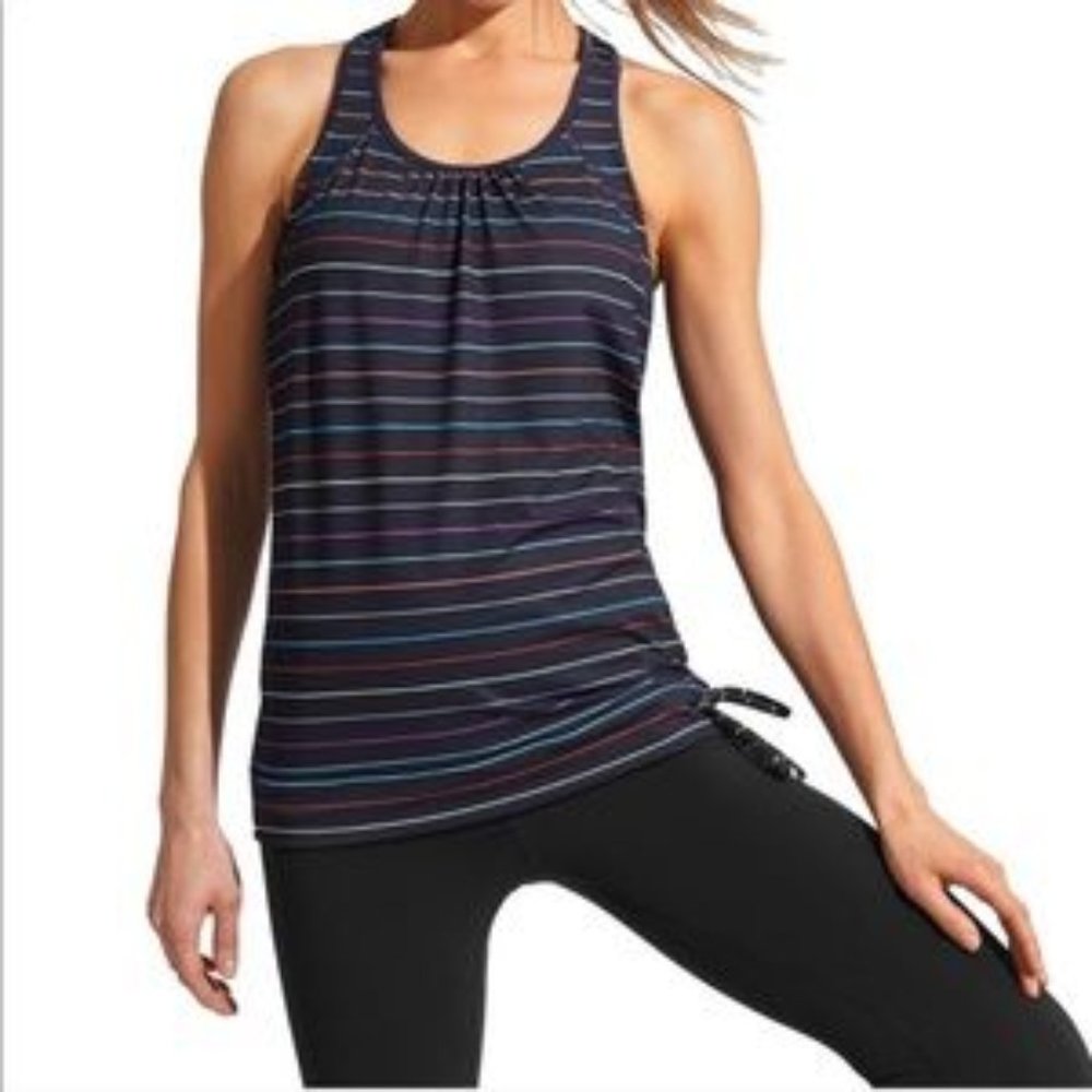 Athleta‎ | Multi-Color Stripe Tinker Tank Top Size M